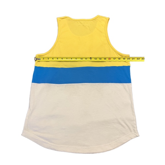 Edgar Ash Tank Top Mens Medium Multicolor Colorblock Sleeveless Casual Gym - Picture 6 of 9